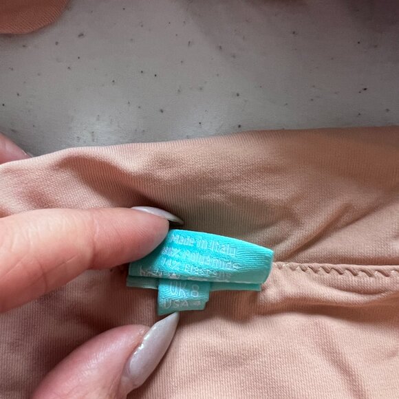 Melissa Odabash Lyon Tan High Waisted Bandeau Bikini - Picture 9 of 10